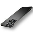 thumbnail image 1 of SaniMore for iPhone 15 Pro Max Case, Metal Backplane Framless Design Drop Resistant Slim Fit Anti-greasy Anti-Fingerprint Shockproof Lightweight Skin-feel Shell for iPhone 15 Pro Max, Black, 1 of 9