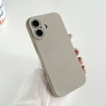 thumbnail image 1 of SaniMore for iPhone 16 Case, Silicone Phone Cover [Military Grade Drop Protection] [Anti-Scratch Microfiber Lining] Silicone Ultra Slim Shockproof for iPhone 16, Gray, 1 of 11