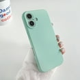thumbnail image 1 of SaniMore for iPhone 16 Plus Case, Silicone Phone Cover [Military Grade Drop Protection] [Anti-Scratch Microfiber Lining] Silicone Ultra Slim Shockproof for iPhone 16 Plus, Lightcyan, 1 of 11