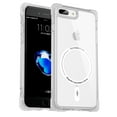 thumbnail image 1 of SaniMore for iPhone 8 Plus/7 Plus Magnetic Case, [Wireless Charging] Crystal-clear Rugged PC Back Back Skin-feel Shockproof Strong Drop Resistant Slim Shell for iPhone 8 Plus/7 Plus Car Mount, Clear, 1 of 7