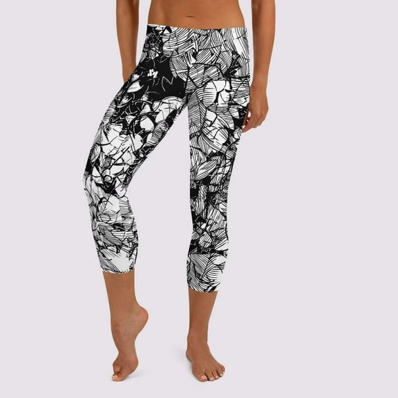 Sania Marie Being Miranda Mid-Rise Graphic Capri Leggings, X-Small