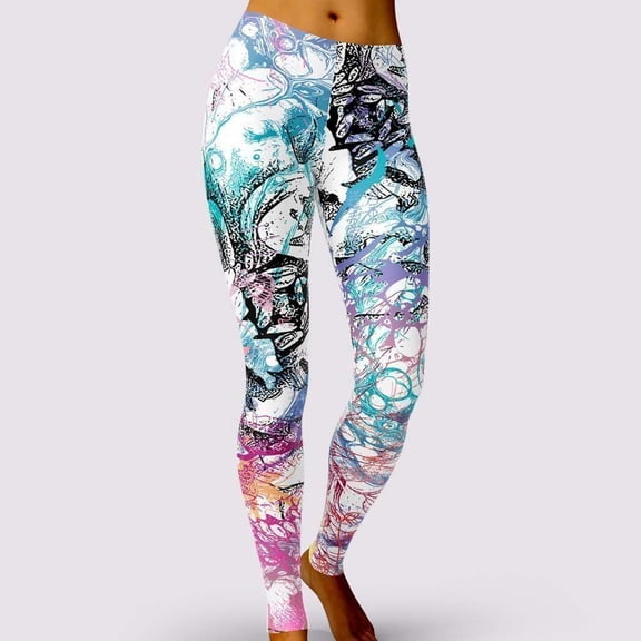 Sania Marie Isa Jadara Mid-Rise Full-Length Leggings, Unisex