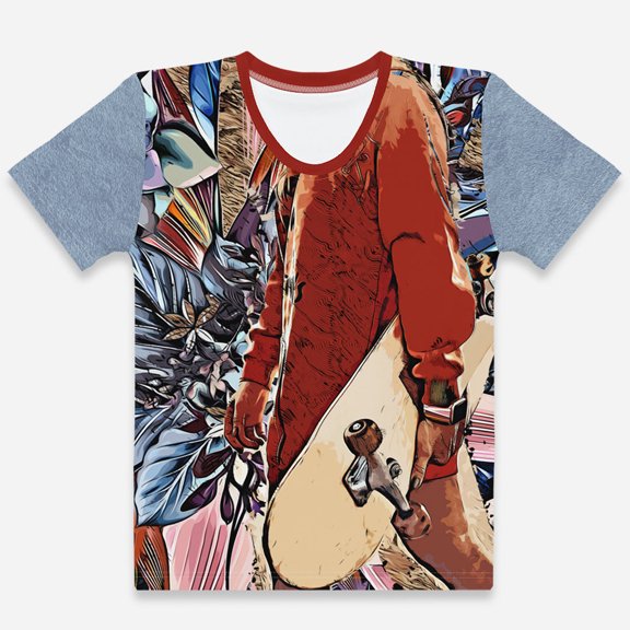 Sania Marie With Lynn Women’s Short Sleeve Graphic Top, X-Small