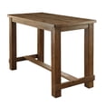 thumbnail image 1 of Sania Rustic Style Natural Tone Finish Bar Height Table, 1 of 2
