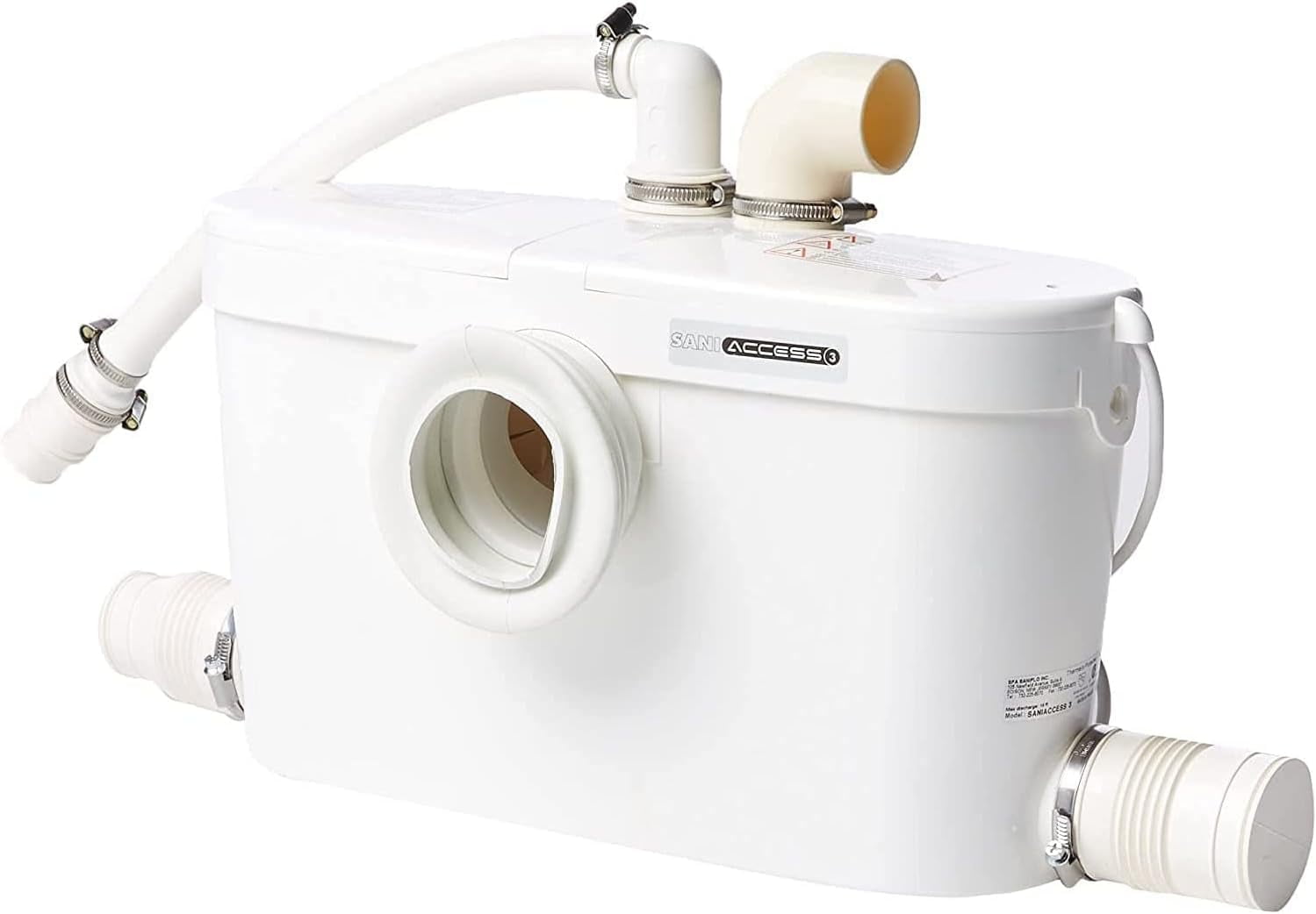 Saniaccess 3 Advanced CSA Certified Waste Water Saniplus Macerating 1/2