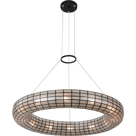 Sanibel 33 Inch Pendant Light-Matte Black