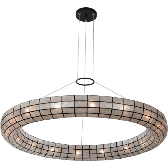 Sanibel 42 Inch Matte Black Pendant Light
