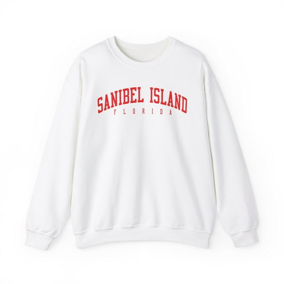 Sanibel Island Florida Sweatshirt Gifts Crew Neck Shirt Long Sleeve Unisex