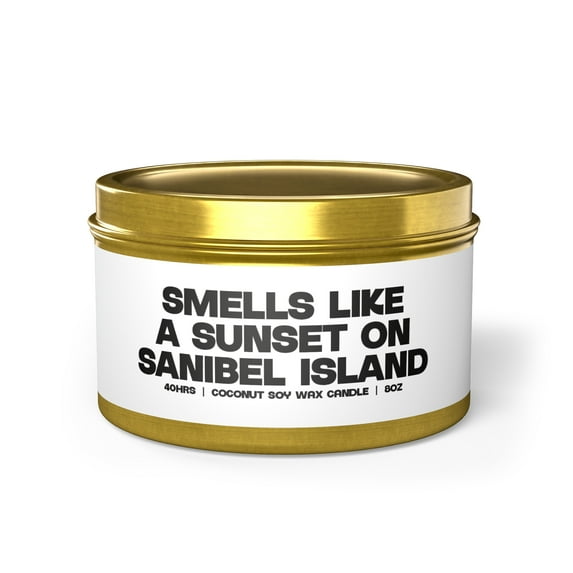 Sanibel Island Moving Away Best Friend Tin Candle Gifts Home Office Decor
