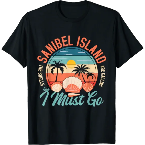 Sanibel Island Vacation Shelling Seashell T-Shirt