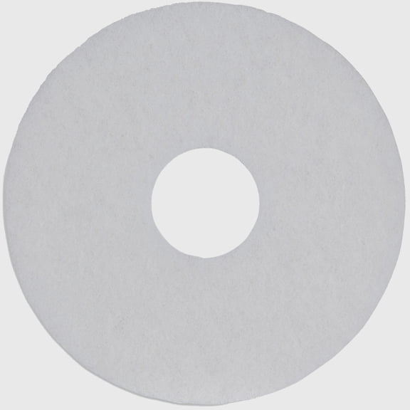 Sanico MVP Base Hit Premium White Buff Polish 10" Floor Pad (Box of 5)