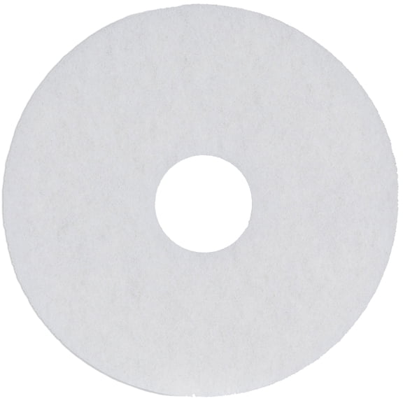 Sanico MVP Base Hit Premium White Buff Polish 13" Floor Pad (Box of 5)