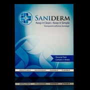 Saniderm 6 Inch x 8 Inch Tattoo Aftercare Bandage Personal Pack