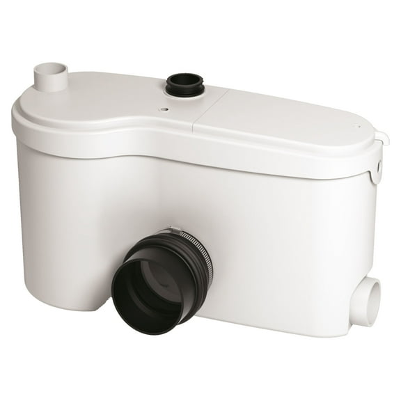 Saniflo 014 Grinder Pump for Bottom Outlet Toilets, White