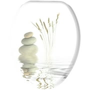 Sanilo Soft Close Toilet Seat ELONGATED, Quiet and Slow Close Lid and Seat, Strong Bumpers and Hinges, Balance