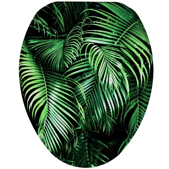 Sanilo Soft Close Toilet Seat ELONGATED, Quiet and Slow Close Lid and Seat, Strong Bumpers and Hinges, Palmdream