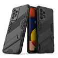 thumbnail image 1 of Sanimore for Samsung Galaxy A53 5G 6.5" 2022 Armor Protective Cover Rugged PC Backplane with Hidden Kickstand Anti-fall Drop Resistant Shockproof [Light & Thin] Hybird Case for Galaxy A53 5G, Black, 1 of 6