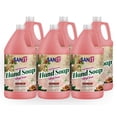 thumbnail image 1 of Sanit Silky Clean Antibacterial Liquid Gel Hand Soap Refill - Advanced Formula with Coconut Oil and Aloe Vera - All Natural Moisturizing Hand Wash - Made in USA, Holiday Aroma, 64 oz, Case of 6, 1 of 9