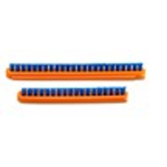 Electrolux Eureka Sanitaire Brush Roll Bristle Strip Inserts Orange Blue 2 Pk Part # 52282a-4