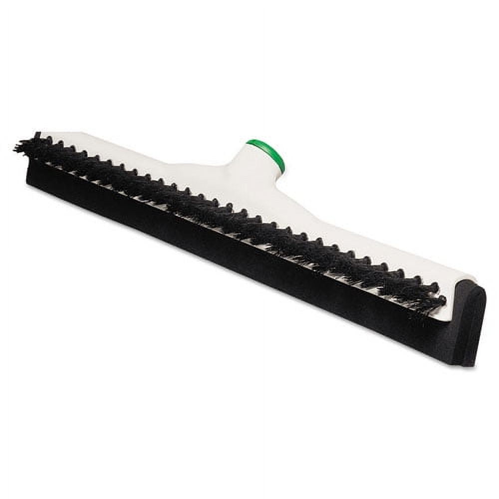 Sanitary Brush with Squeegee, Black Polypropylene Bristles, 18 Sanitary Brush with Squeegee, Black Polypropylene Bristles, 18