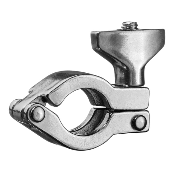 Sanitary Fitting - 304 Stainless Steel - Clamp with Wing Nut - 2" Tube OD