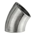 thumbnail image 1 of Sanitary Fitting - 304 Stainless Steel Dull - Butt Weld - Short 45° Elbow - 3" Tube OD, 1 of 1