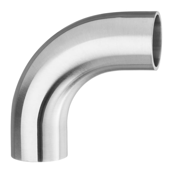 Sanitary Fitting - 304 Stainless Steel Polished - Butt Weld - 90 Elbow - 3/4" Tube OD