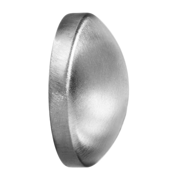 Sanitary Fitting - 304 Stainless Steel Polished - Butt Weld - Butt Weld - Cap - 1-1/2" Tube OD
