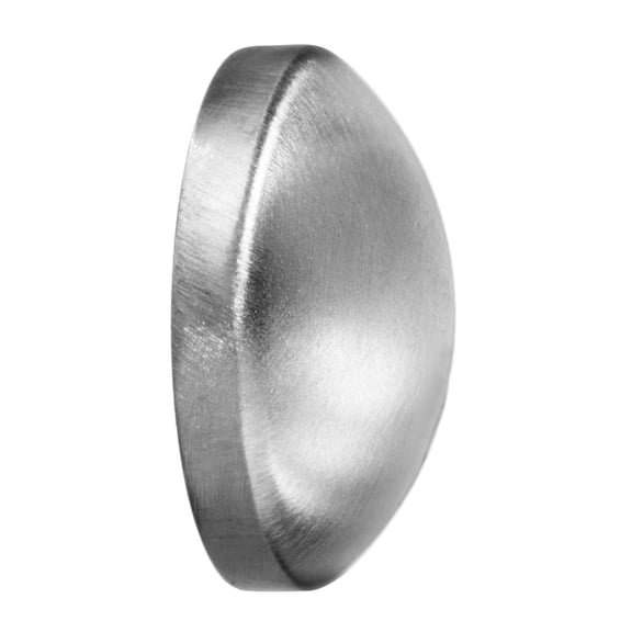 Sanitary Fitting - 304 Stainless Steel Polished - Butt Weld - Butt Weld - Cap - 1-1/2" Tube OD