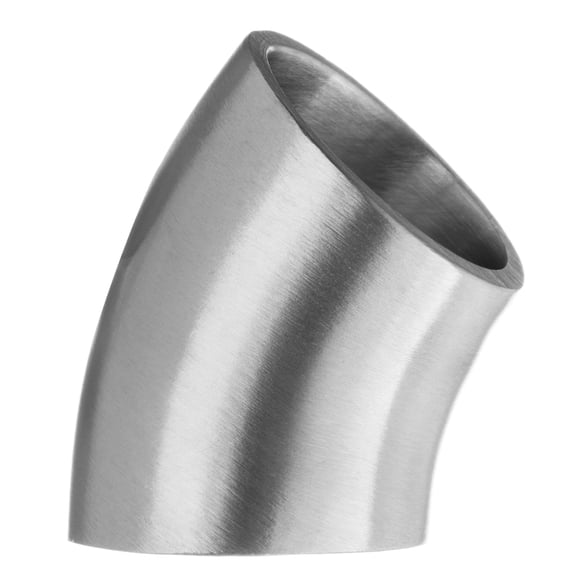 Sanitary Fitting - 304 Stainless Steel Polished - Butt Weld - Short 45 Elbow - 4" Tube OD