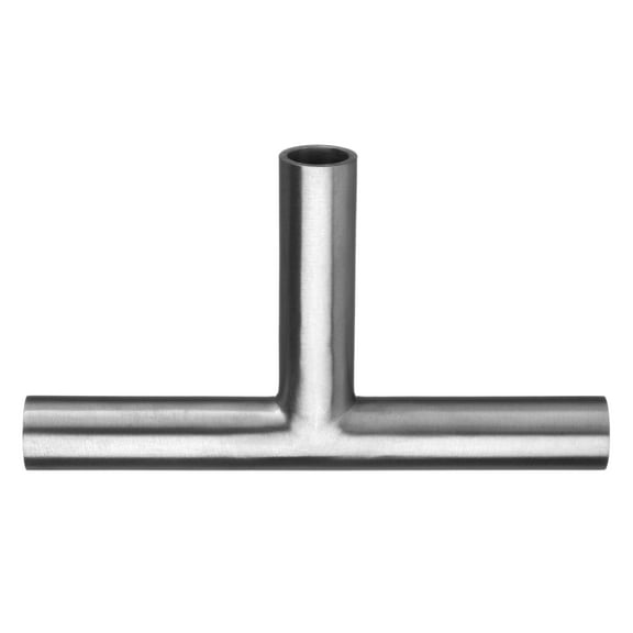 Sanitary Fitting - 304 Stainless Steel Polished - Butt Weld - Tee - 1-1/2" Tube OD