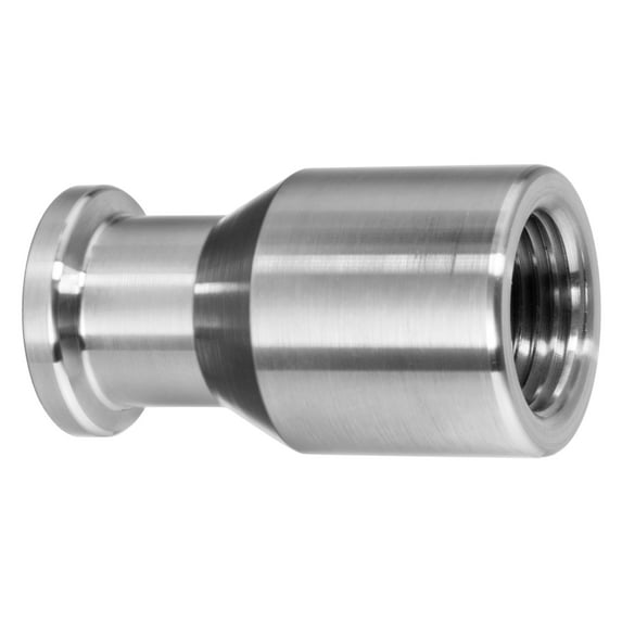 Sanitary Fitting - 316 Stainless Steel - Quick-Clamp - Female Adapter - 1/2" Tube OD x 1/2" NPT Female