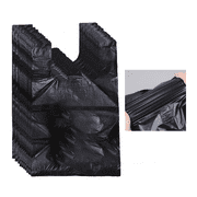 KRIZJUES Heavy-Duty Sanitary Napkin Receptacle, 10.20" x 7.10" x 7.10", Black (200 Pack)