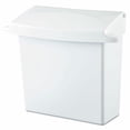 thumbnail image 1 of Sanitary Napkin Receptacle with Rigid Liner, Plastic, White | Bundle of 2, 1 of 7