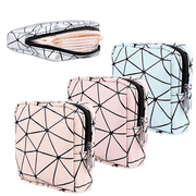 Sanitary Napkin Holder 4Packs PU Leather Discreet Menstrual Pouch for Women,Teens