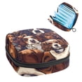 thumbnail image 1 of Sanitary Napkin Storage Bag, Cute Puppy Dogs Seamless Portable Menstrual Pad Bag for Teen Girls Store Panty Liners Tampons Sanitary Pads for Women Ladies, 1 of 6