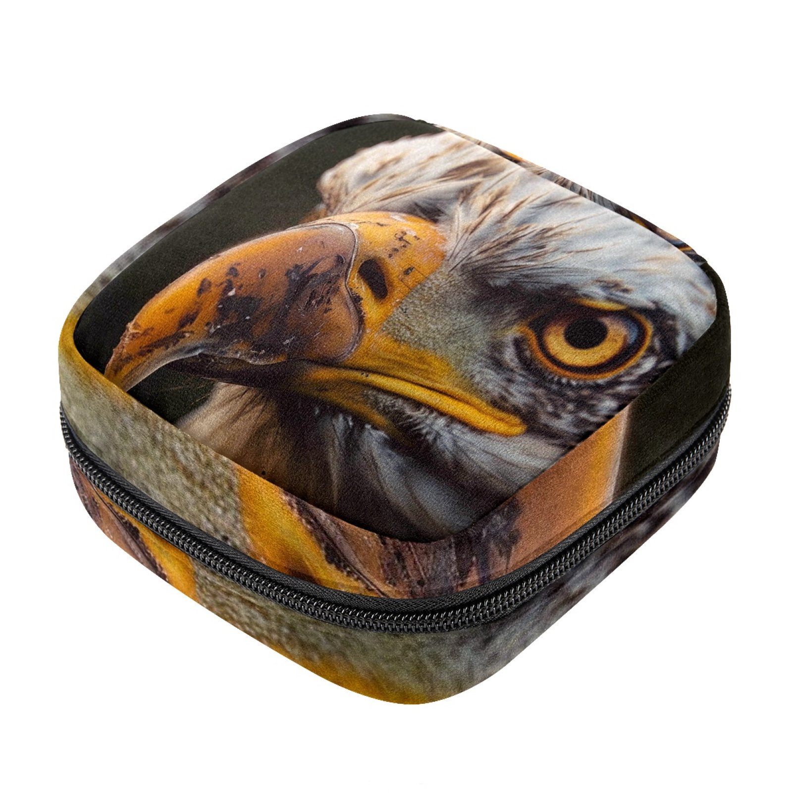 Sanitary Napkin Storage Bag,Period Bag,Pad Bag,Period Pouch,Wild Animal