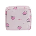 thumbnail image 1 of Sanitary Napkin Storage Bag, Period Bag for Teen Girls First Period Gift with Zipper, Portable Menstrual Pad Pouch for School Travel, Compact Sanitary Pad Holder for Women Ladies, 1 of 6