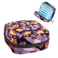 thumbnail image 1 of Sanitary Napkin Storage Bag, Watercolor Colorful Autumn Leaves Pattern Portable Menstrual Pad Bag for Teen Girls Store Panty Liners Tampons Sanitary Pads for Women Ladies, 1 of 6