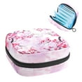 thumbnail image 1 of Sanitary Napkin Storage Bag, Watercolor Pink Cherry Blossoms Japanese Pattern Portable Menstrual Pad Bag for Teen Girls Store Panty Liners Tampons Sanitary Pads for Women Ladies, 1 of 6