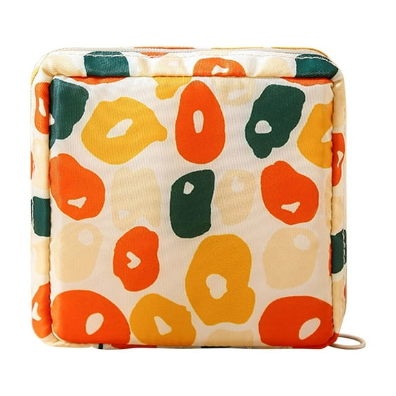 Sanitary Pad Storage Bag,Portable Period Bag for Teen Pads/Sanitary Napkins/Small Tampons, Sanitary Napkin Storage Bag,First Period Gifts for Teen Girls School