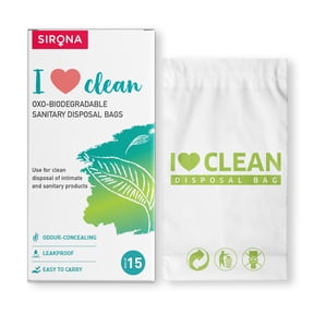 Sanitary and Diapers Disposal Bag - 15 Bags