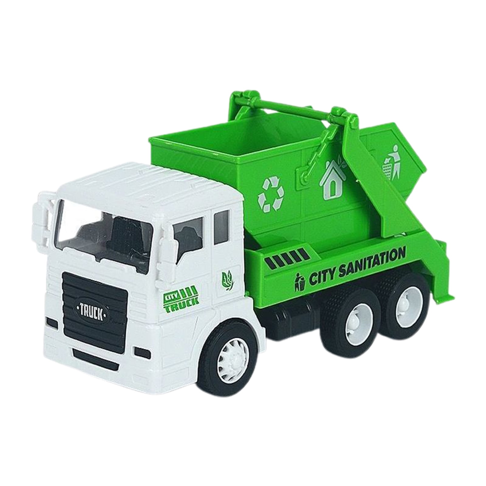 Sanitation Truck Toy Realistic Garbage Truck Dump Trucks Water