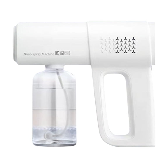 Havghivg Rechargeable Handheld Sanitizer Spray Gun with Blue Light, Electrostatic Touchless Sprayer for Barber, Home & Office