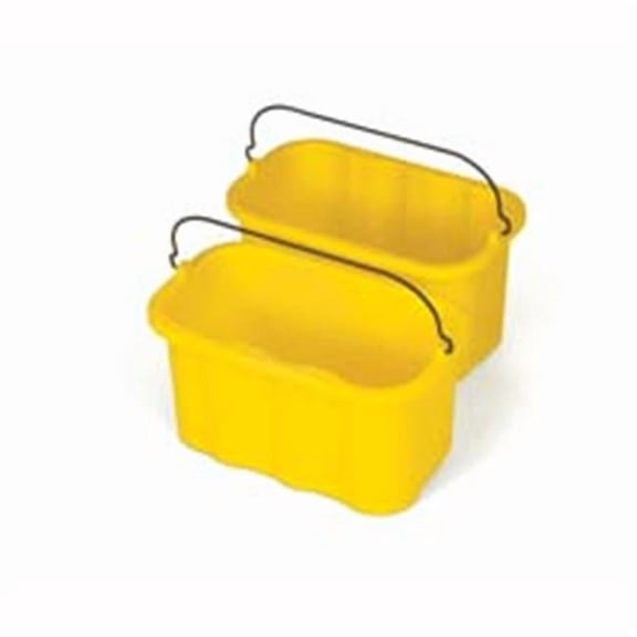 Sanitizing Caddy- 10 Quart- 14in.x7-.50in.x8in.- Yellow