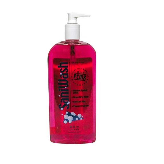 Saniwash Handwash With PCMX APIC and OSHA 16 Oz Pump 1 Bottle