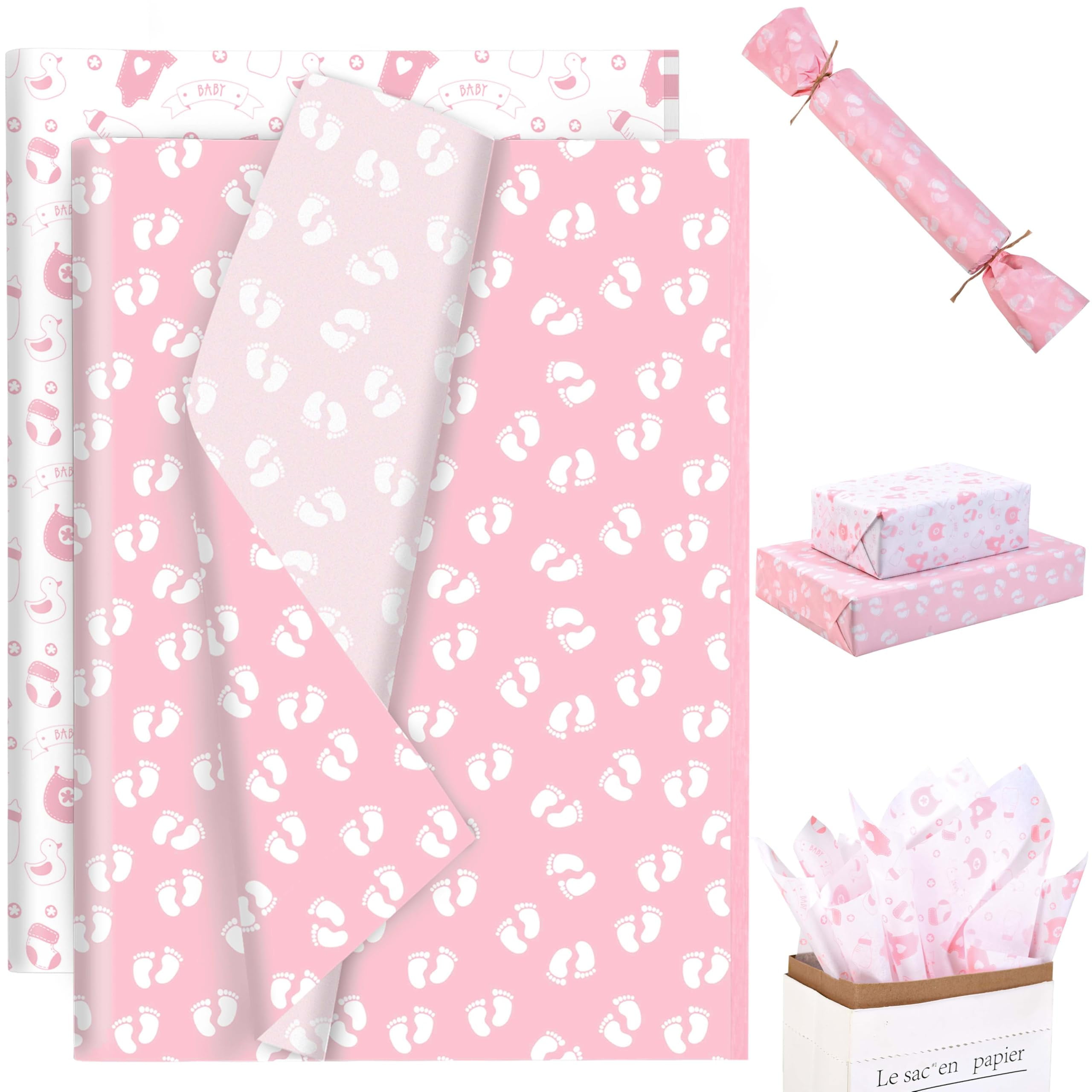 Aazon.co: Sanixin 100 Sheets Black Xas Santa Tissue Paper Santa Snowflake Patterned Christas - View #10