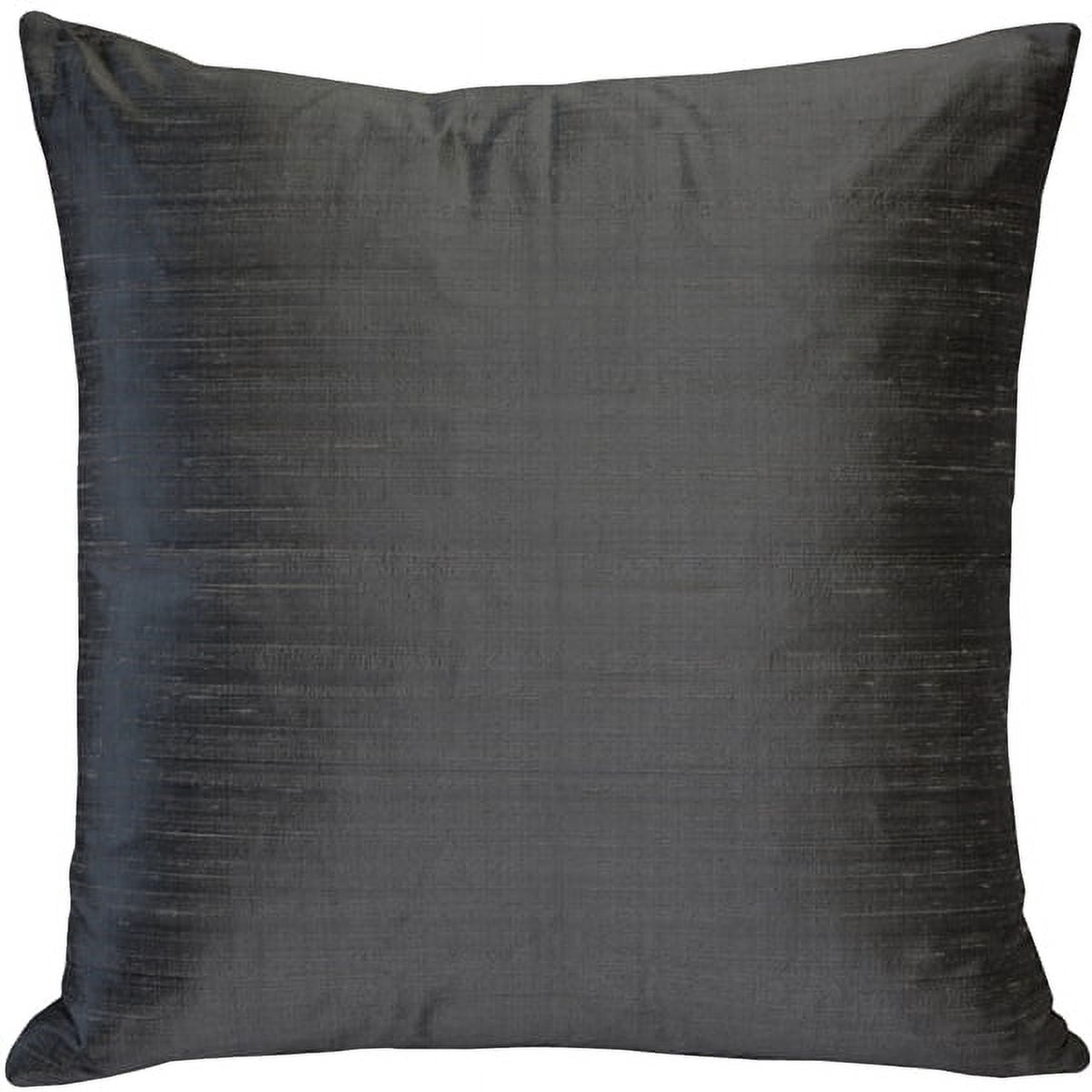 Sankara Dupioni Silk Throw Pillow (Sizes: 16x16, 18x18, 20x20), Complete with Polyfill Pillow Insert