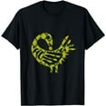 thumbnail image 1 of Sankofa Bird Simple Pattern Afrocentric Adinkra Symbol T-Shirt, 1 of 5