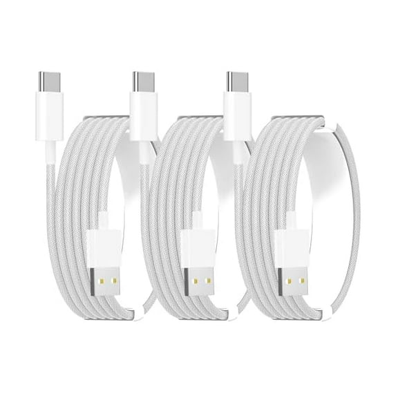 Sanlf iPhone Charger[Apple MFi Certified] 6Pack3/3/6/6/6/10 FT Lightning Cable Power Fast Charging Cord Cable Compatible iPhone 14/13 /12/11 Pro MAX/XR/XS/8/7/Plus/6S/SE/iPad(White)
